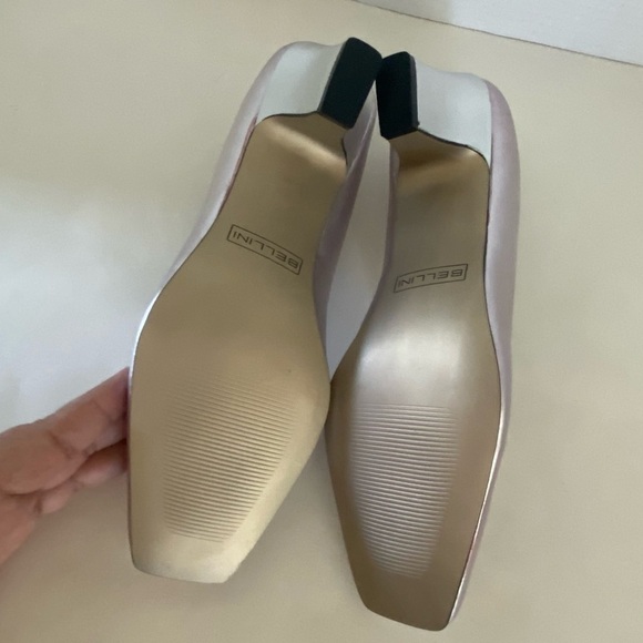 NWOT — Retro Bellini Metallic Lavender Leather Pumps, Size 9.5 W - Picture 11 of 14